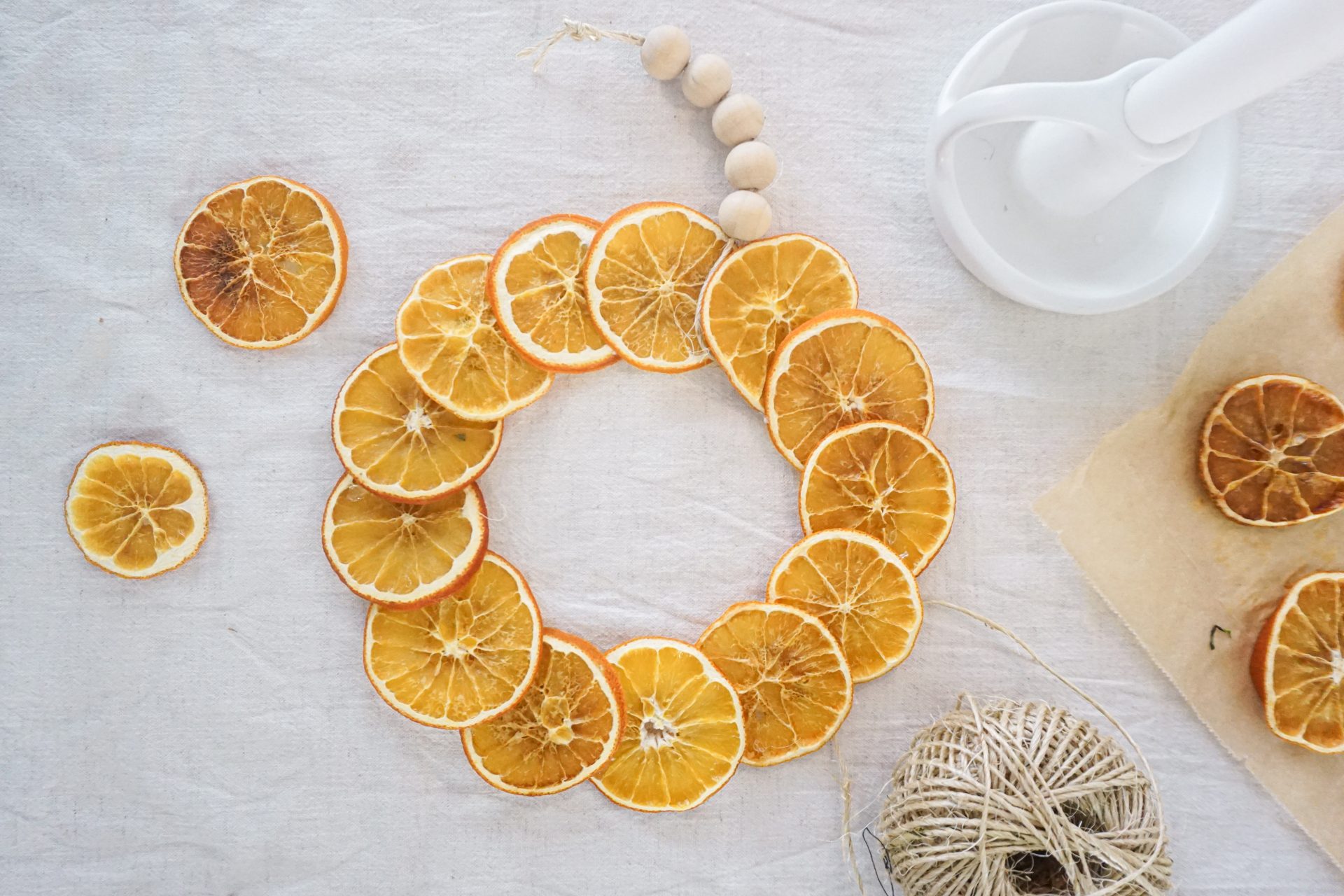Getrocknete Orangenscheiben – DIY-Deko